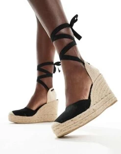 Pull&Bear Espadrille Wedge In Natural For Women Tan