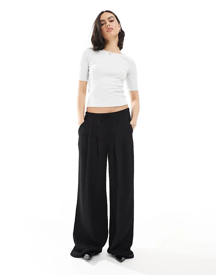 Pull&Bear T-shirt In Grey Marl For Women - Image 3