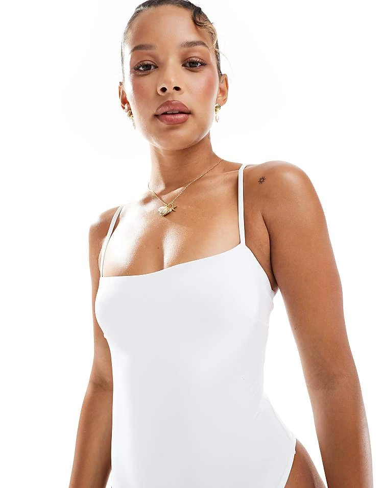 Pull&Bear Swimsuit In White For Women - Image 3